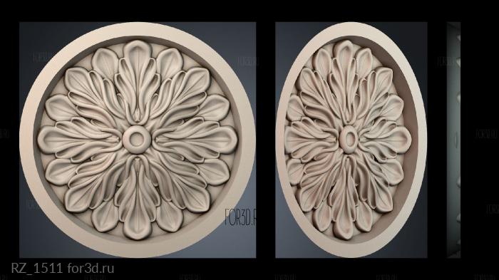 RZ_1511 3d stl for CNC