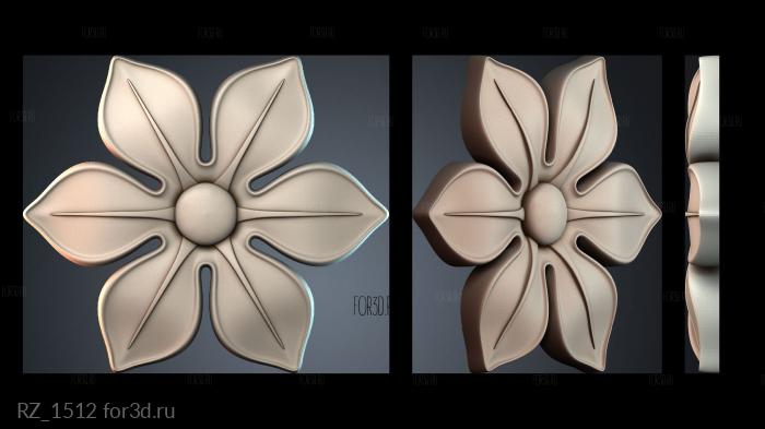 RZ_1512 3d stl for CNC
