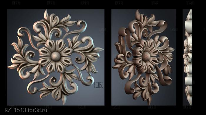 RZ_1513 3d stl for CNC