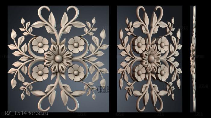 RZ_1514 3d stl for CNC