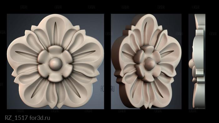 RZ_1517 3d stl for CNC