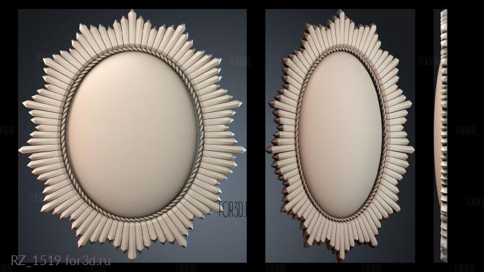 RZ_1519 3d stl for CNC