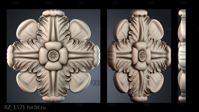 RZ_1521 3d stl модель для ЧПУ