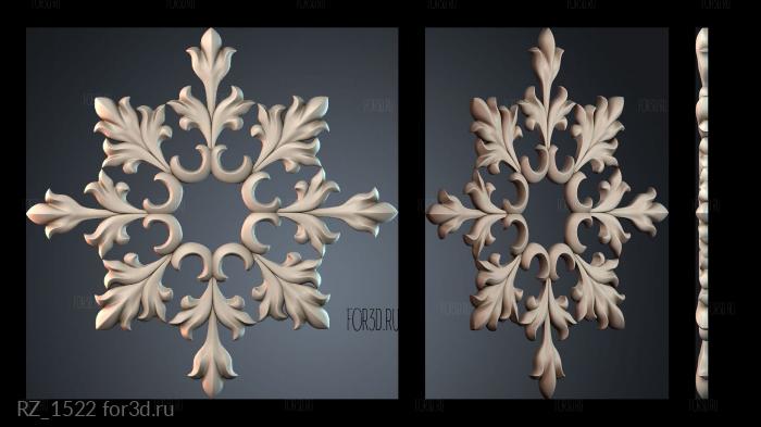 RZ_1522 3d stl модель для ЧПУ