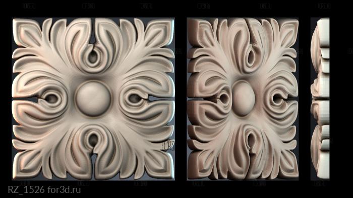 RZ_1526 3d stl модель для ЧПУ