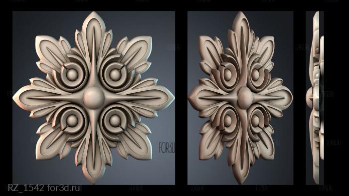 RZ_1542 3d stl for CNC