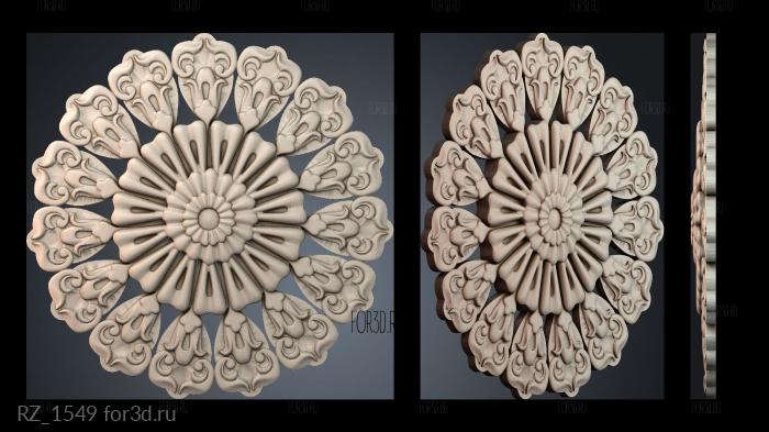 RZ_1549 3d stl модель для ЧПУ