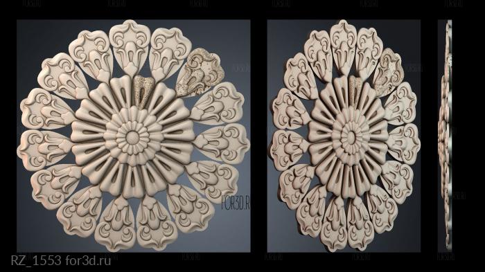 RZ_1553 3d stl модель для ЧПУ