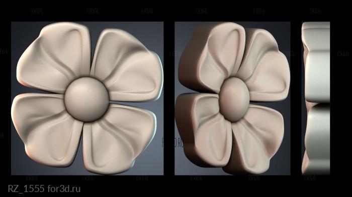 RZ_1555 3d stl модель для ЧПУ