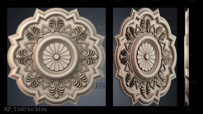 RZ_1560 3d stl for CNC