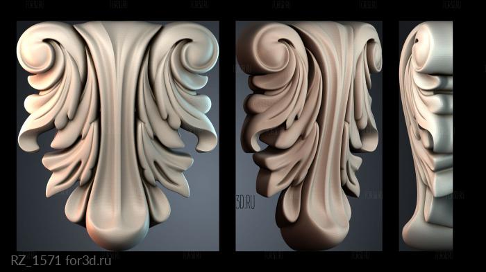 RZ_1571 3d stl for CNC