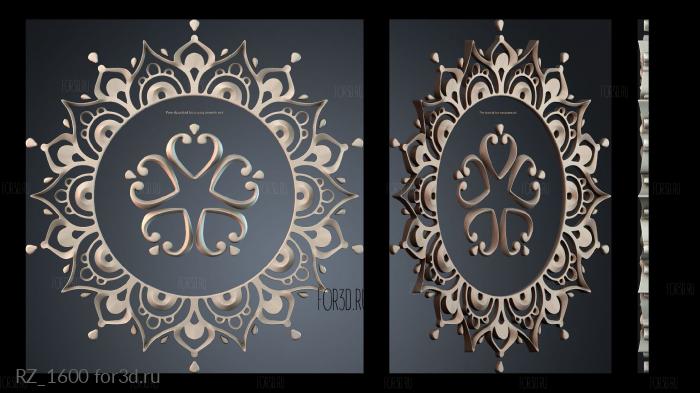 RZ_1600 3d stl for CNC