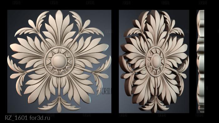 RZ_1601 3d stl for CNC