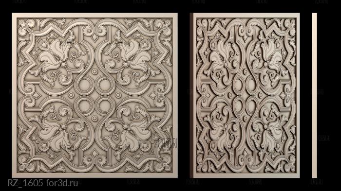 RZ_1605 3d stl for CNC