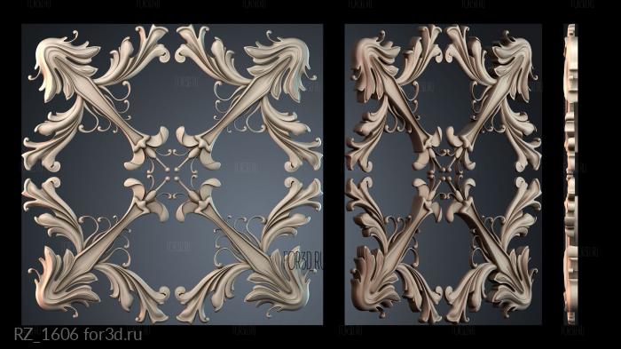 RZ_1606 3d stl for CNC