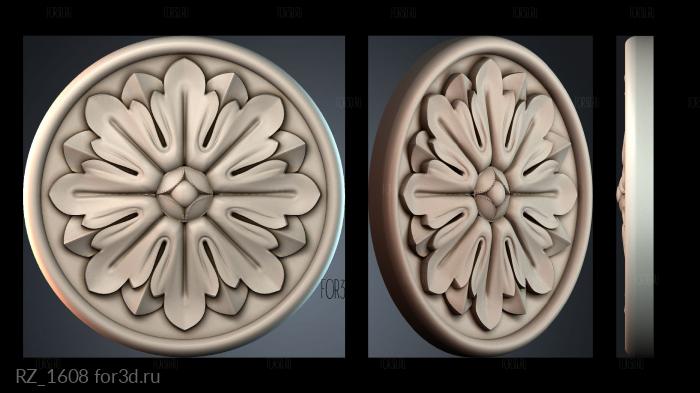 RZ_1608 3d stl for CNC