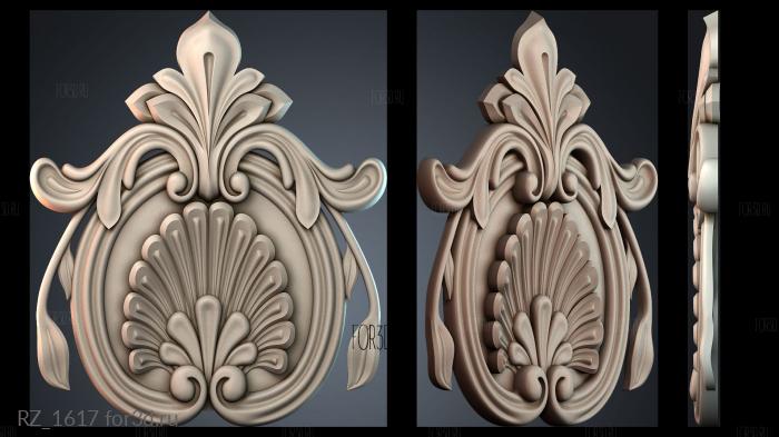 RZ_1617 3d stl for CNC