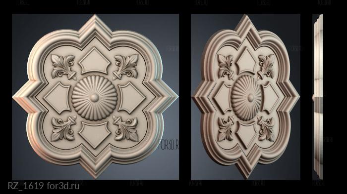 RZ_1619 3d stl for CNC