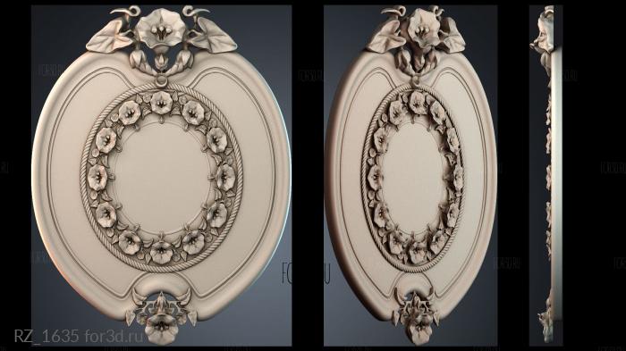 RZ_1635 3d stl for CNC