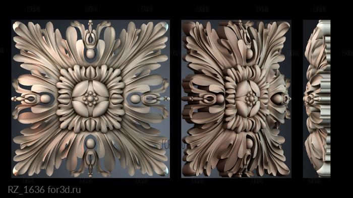 RZ_1636 3d stl for CNC