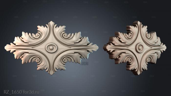 RZ_1650 3d stl for CNC