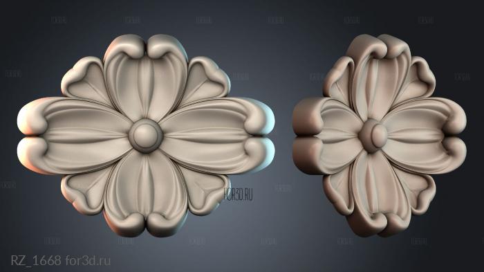 RZ_1668 3d stl for CNC