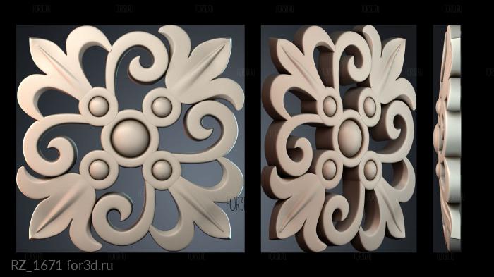 RZ_1671 3d stl модель для ЧПУ