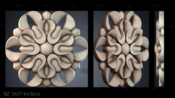 RZ_1677 3d stl for CNC