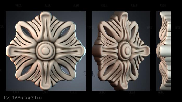 RZ_1685 3d stl for CNC