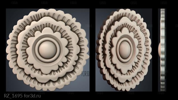 RZ_1695 3d stl for CNC
