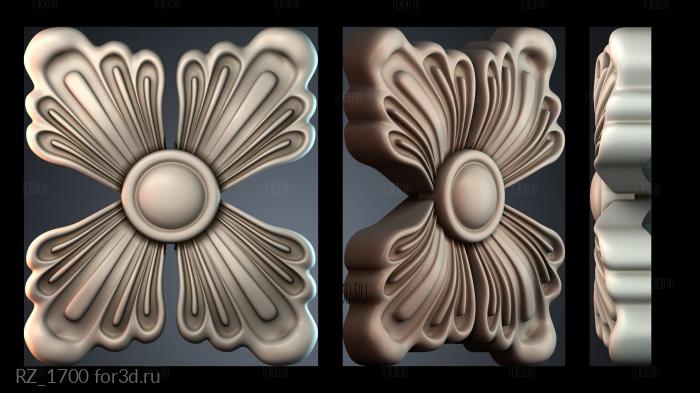 RZ_1700 3d stl for CNC