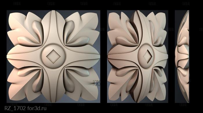 RZ_1702 3d stl for CNC