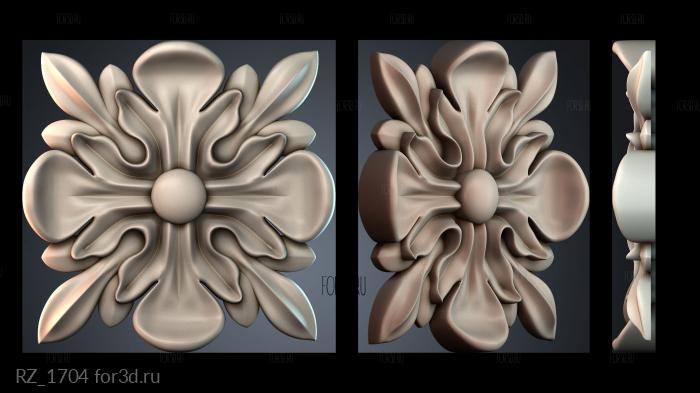 RZ_1704 3d stl for CNC