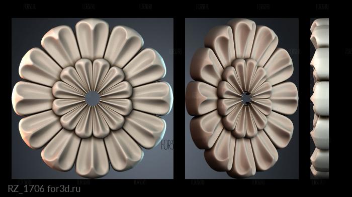 RZ_1706 3d stl for CNC