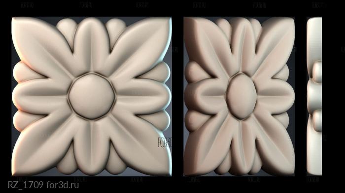 RZ_1709 3d stl for CNC