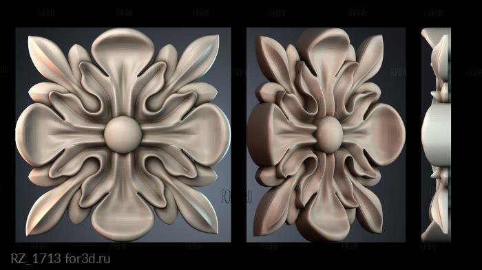 RZ_1713 3d stl for CNC