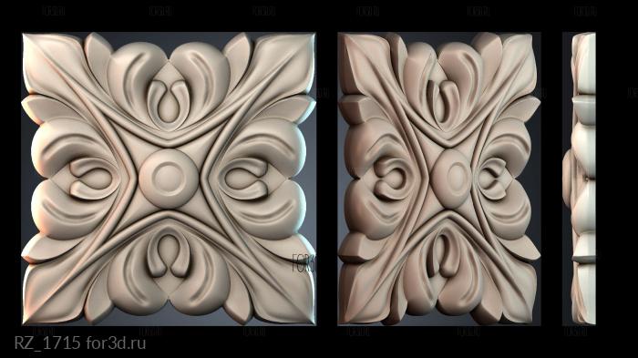 RZ_1715 3d stl for CNC