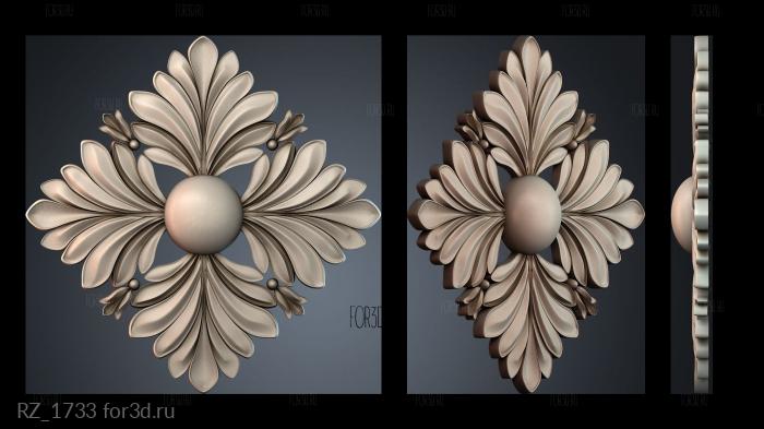 RZ_1733 3d stl модель для ЧПУ
