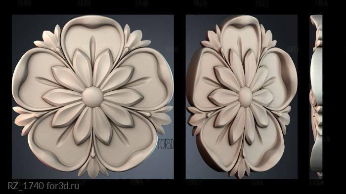 RZ_1740 3d stl модель для ЧПУ