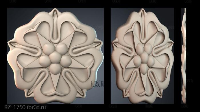 RZ_1750 3d stl модель для ЧПУ