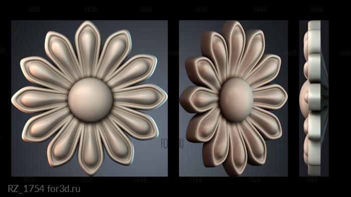 RZ_1754 3d stl модель для ЧПУ