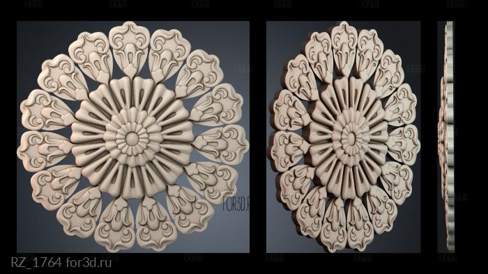 RZ_1764 3d stl for CNC