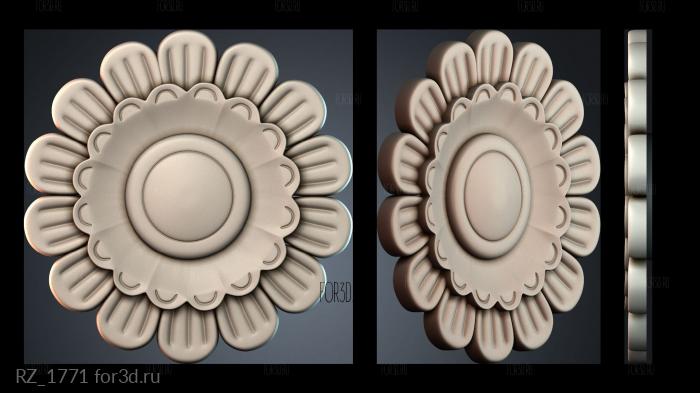 RZ_1771 3d stl for CNC