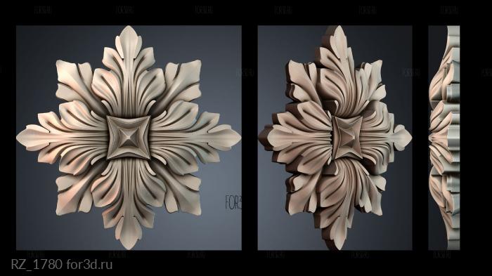 RZ_1780 3d stl for CNC