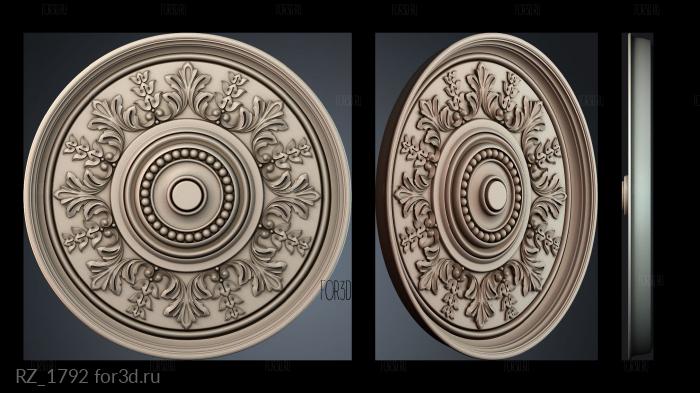 RZ_1792 3d stl for CNC