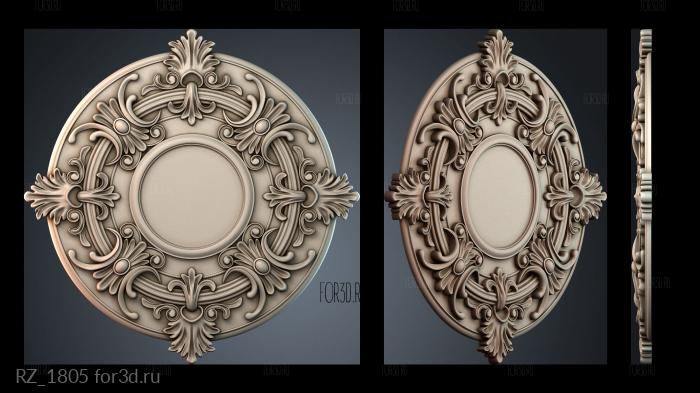 RZ_1805 3d stl for CNC