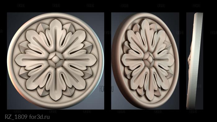 RZ_1809 3d stl модель для ЧПУ