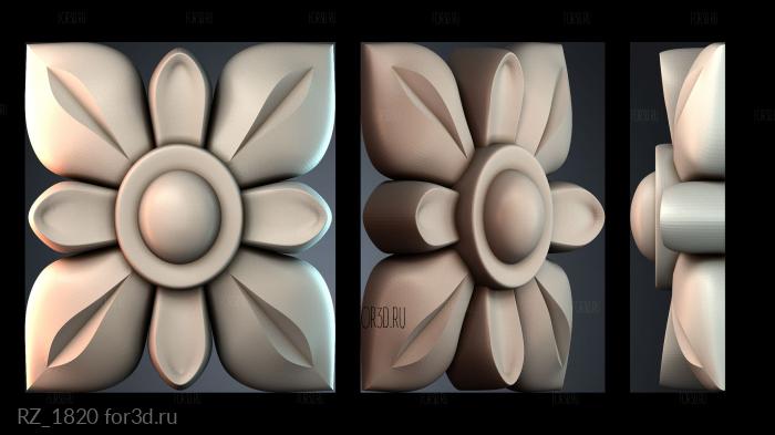 RZ_1820 3d stl for CNC
