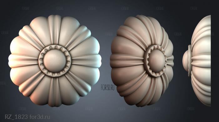 RZ_1823 3d stl for CNC