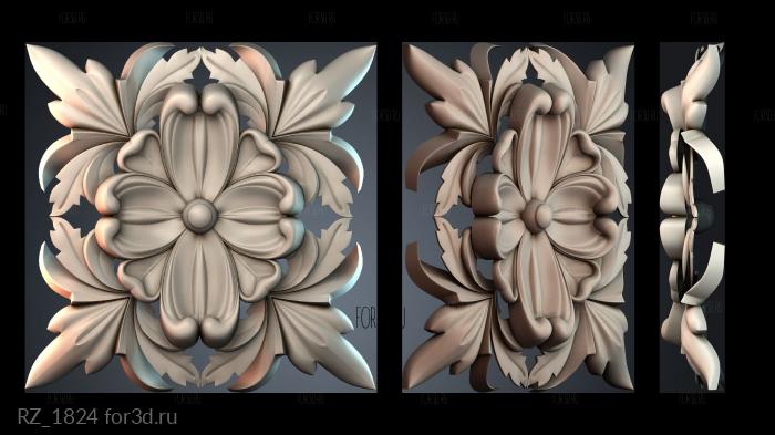 RZ_1824 3d stl for CNC